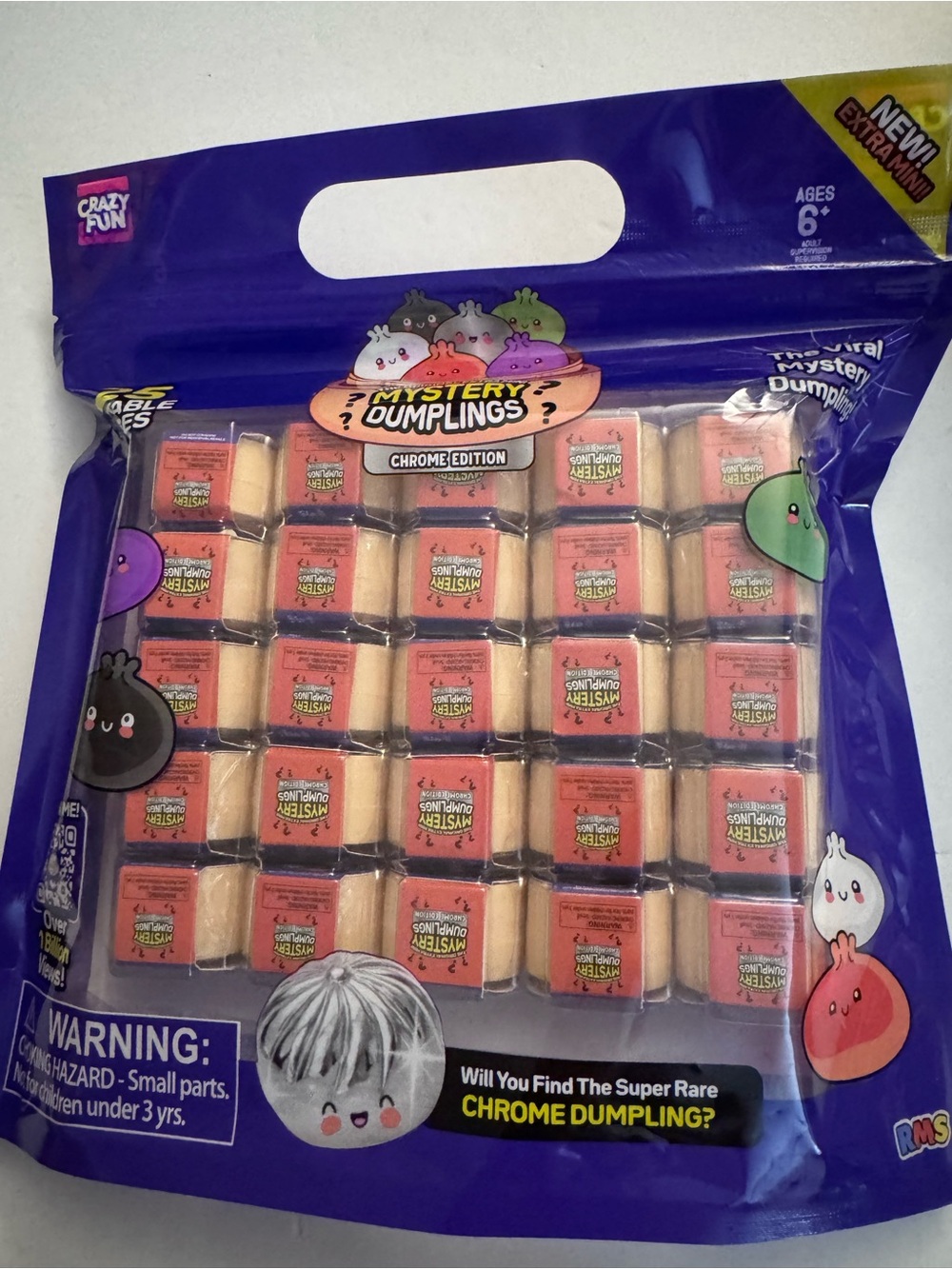 Mystery Dumplings Chrome Edition mini set of 25 rare